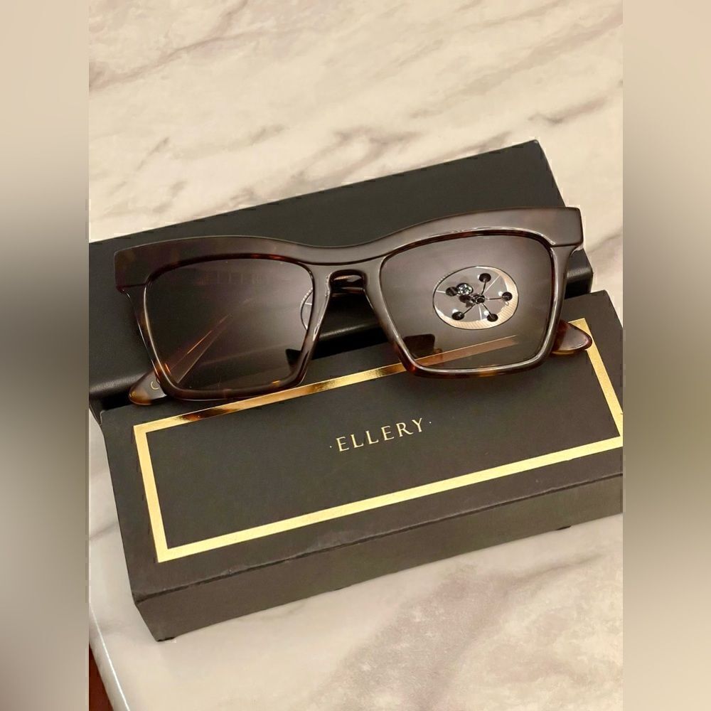 Ellery Square Gradient Sunglasses NIB